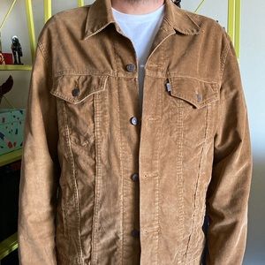 Levi's Brown Corduroy Trucker Jacket XL
